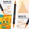 Paint Pens, 24 Colors Acrylic Paint Pens Paint Markers, Dual Tip Pens With Medium Tip and Brush Tip for Rock Painting, Wood, Ceramic, Fabric, Canvas, Easter Eggs, Pumpkin Kit, DIY Crafts